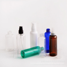 Light Black Plastic Pet Cosmetic Bottle with Pump (NB08)